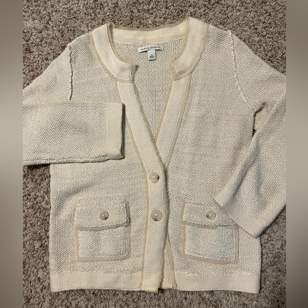 Banana republic 3/4 Sleeve cardigan Sz S